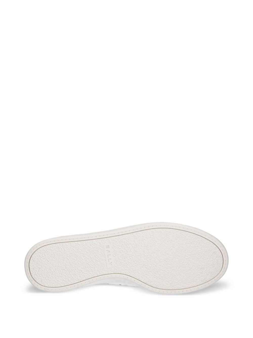 perforated leather sneakers Product Image