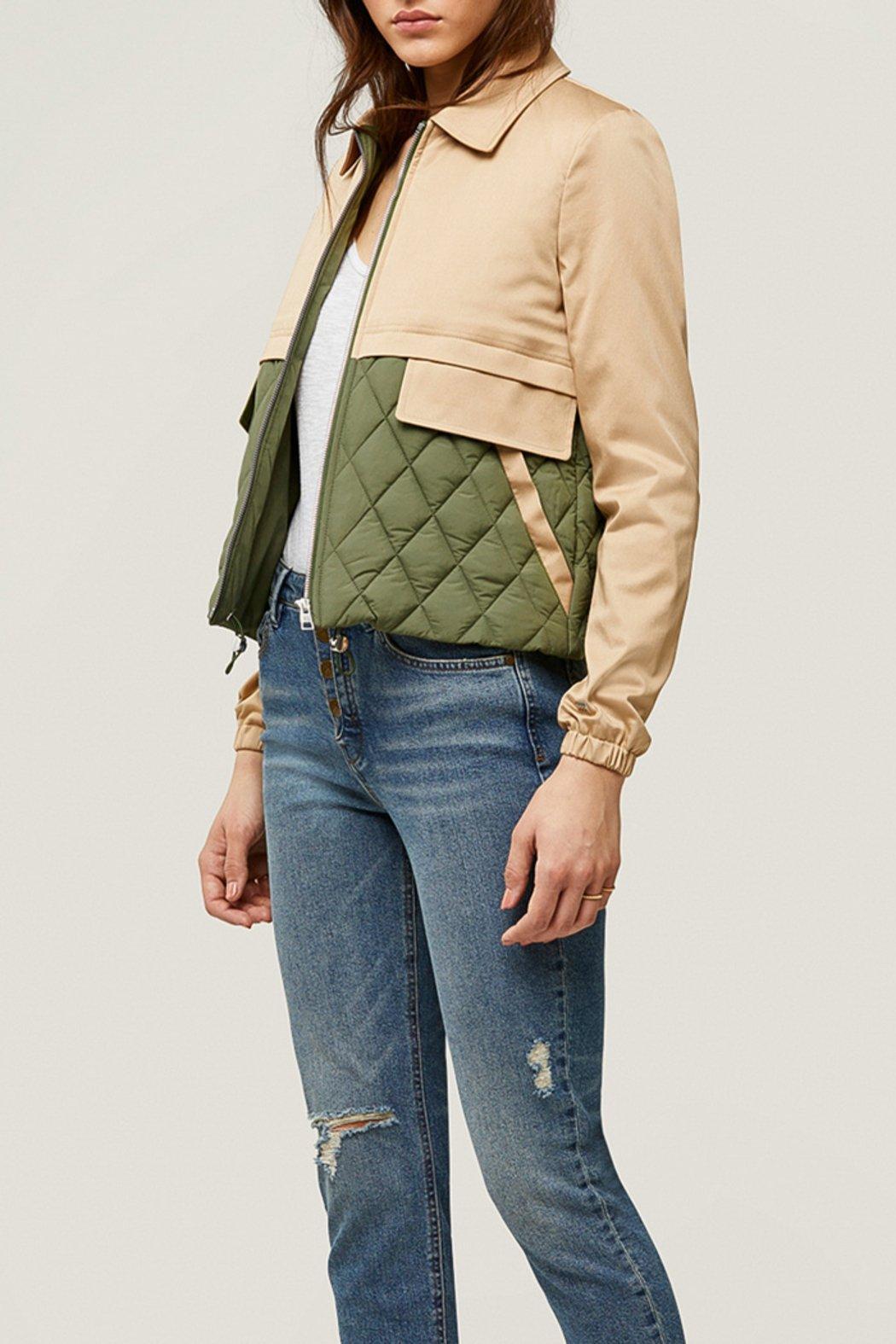 Mixed Media Water-Repellent Jacket Product Image