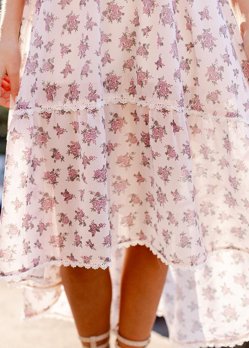 Vola Dress in Lilac Ditsy Floral Female Product Image