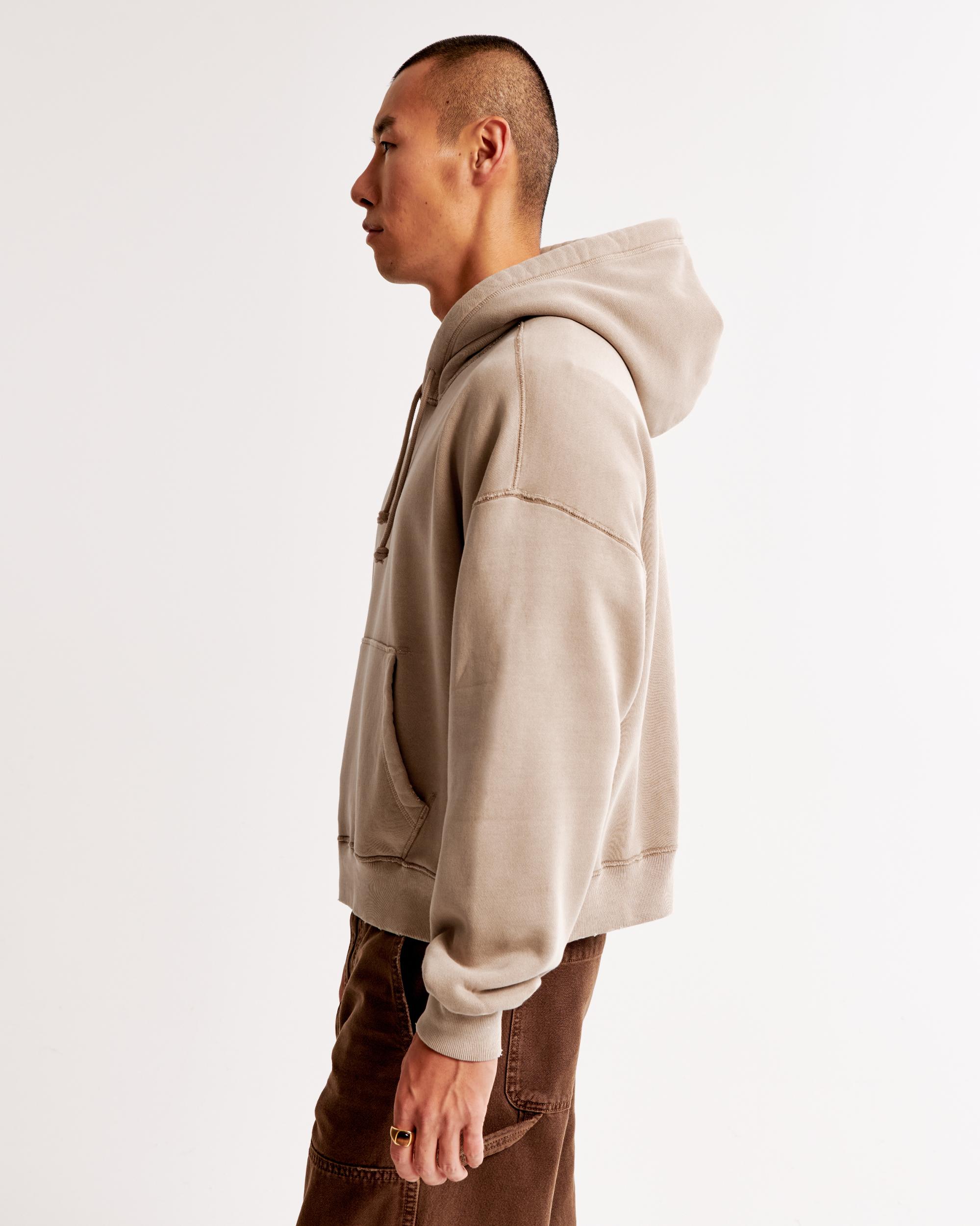 Essential Cropped Popover Hoodie Product Image