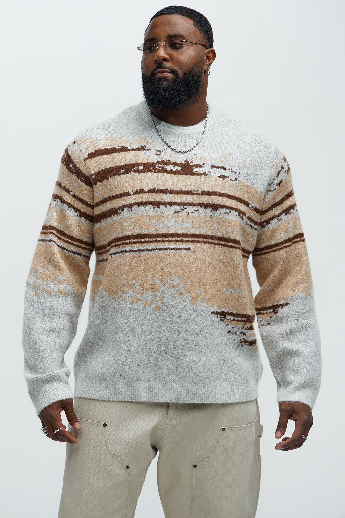 Smyth Crewneck Sweater - Grey/combo Product Image