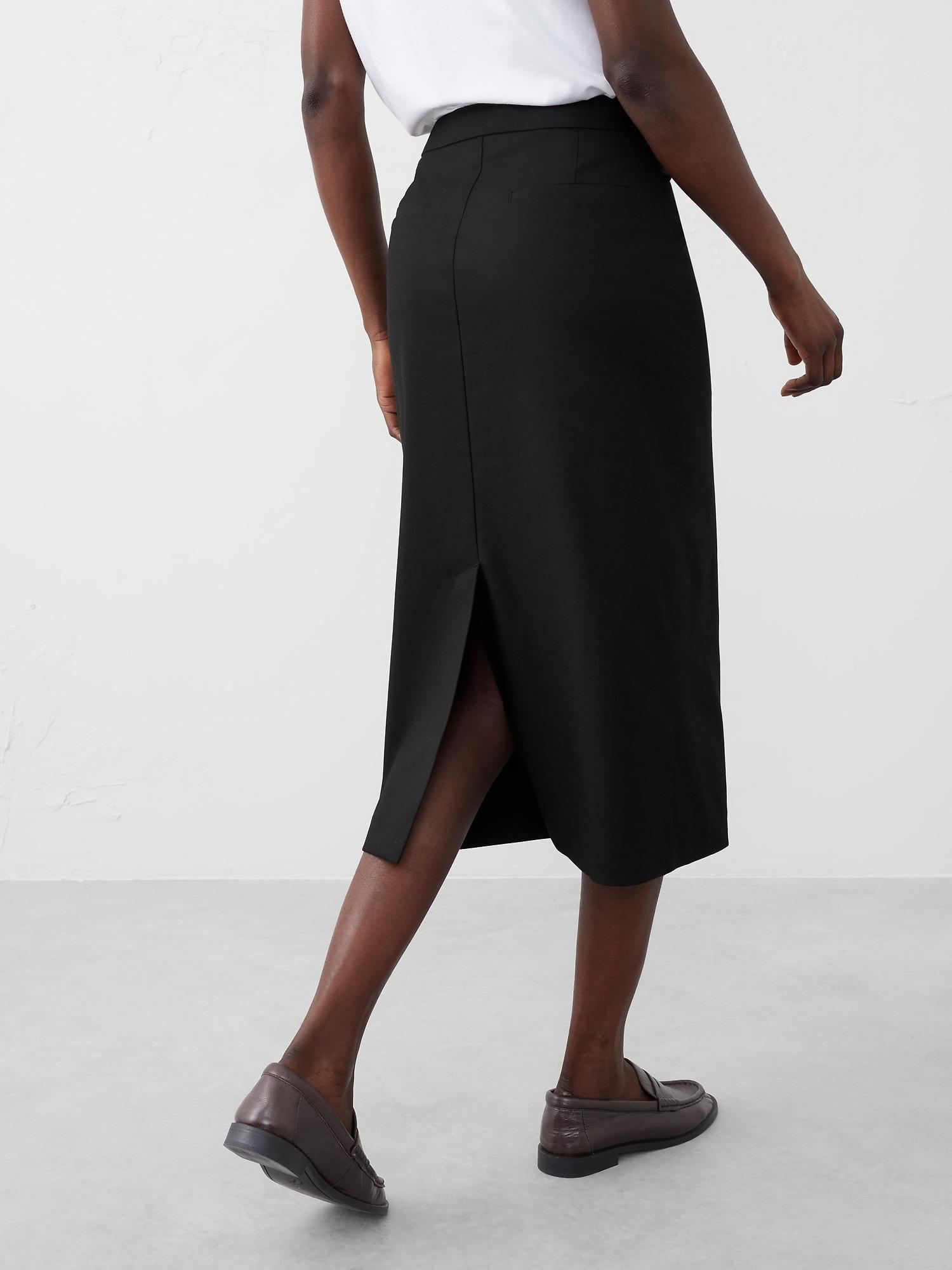Tailored Midi Skirt Product Image