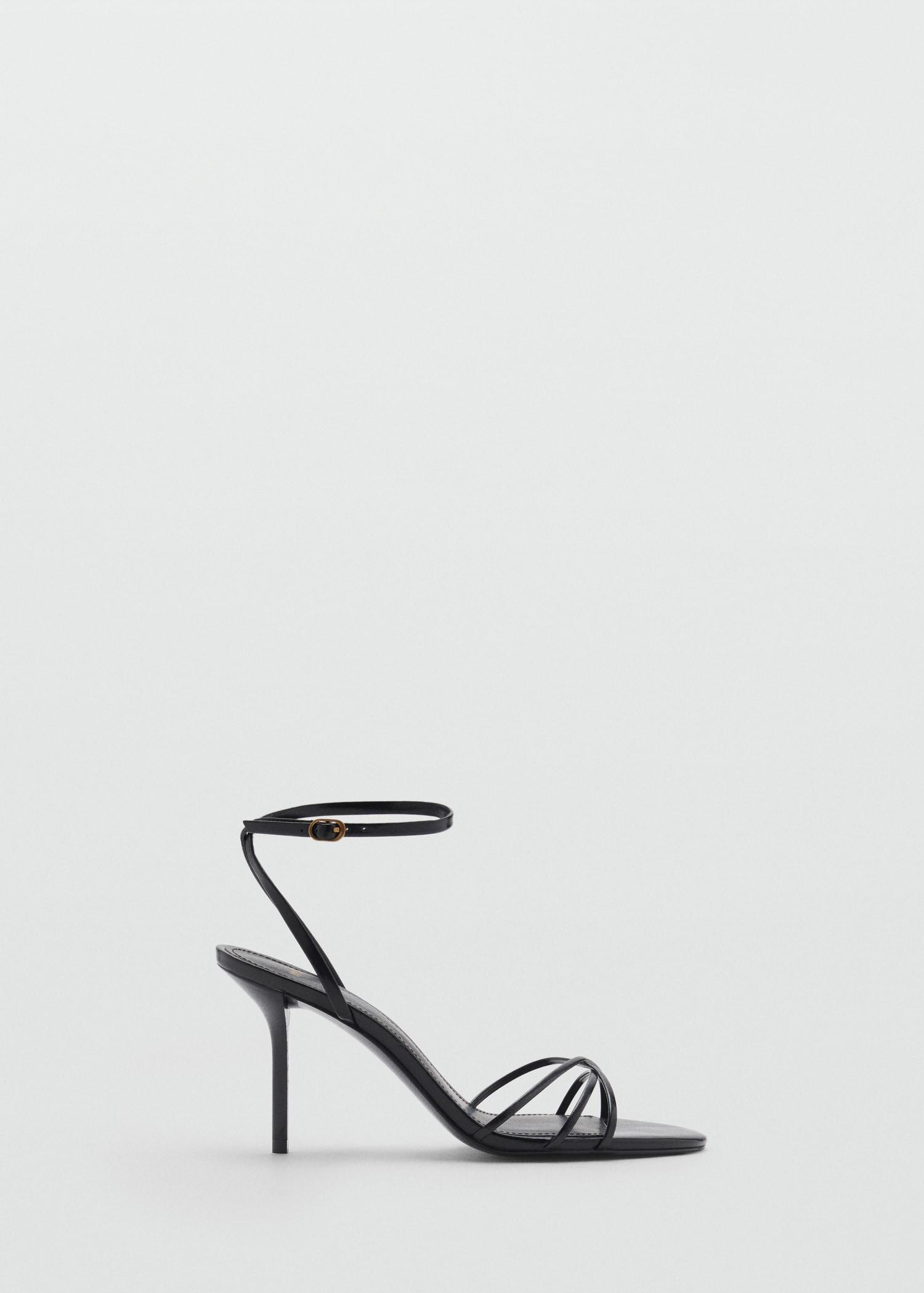 Strappy heeled sandals - Women | MANGO USA Product Image
