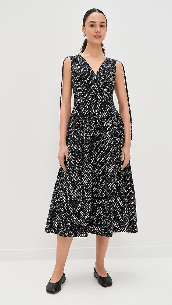 Proenza Schouler White Label Clayton Dress in Printed Poplin | Shopbop Product Image