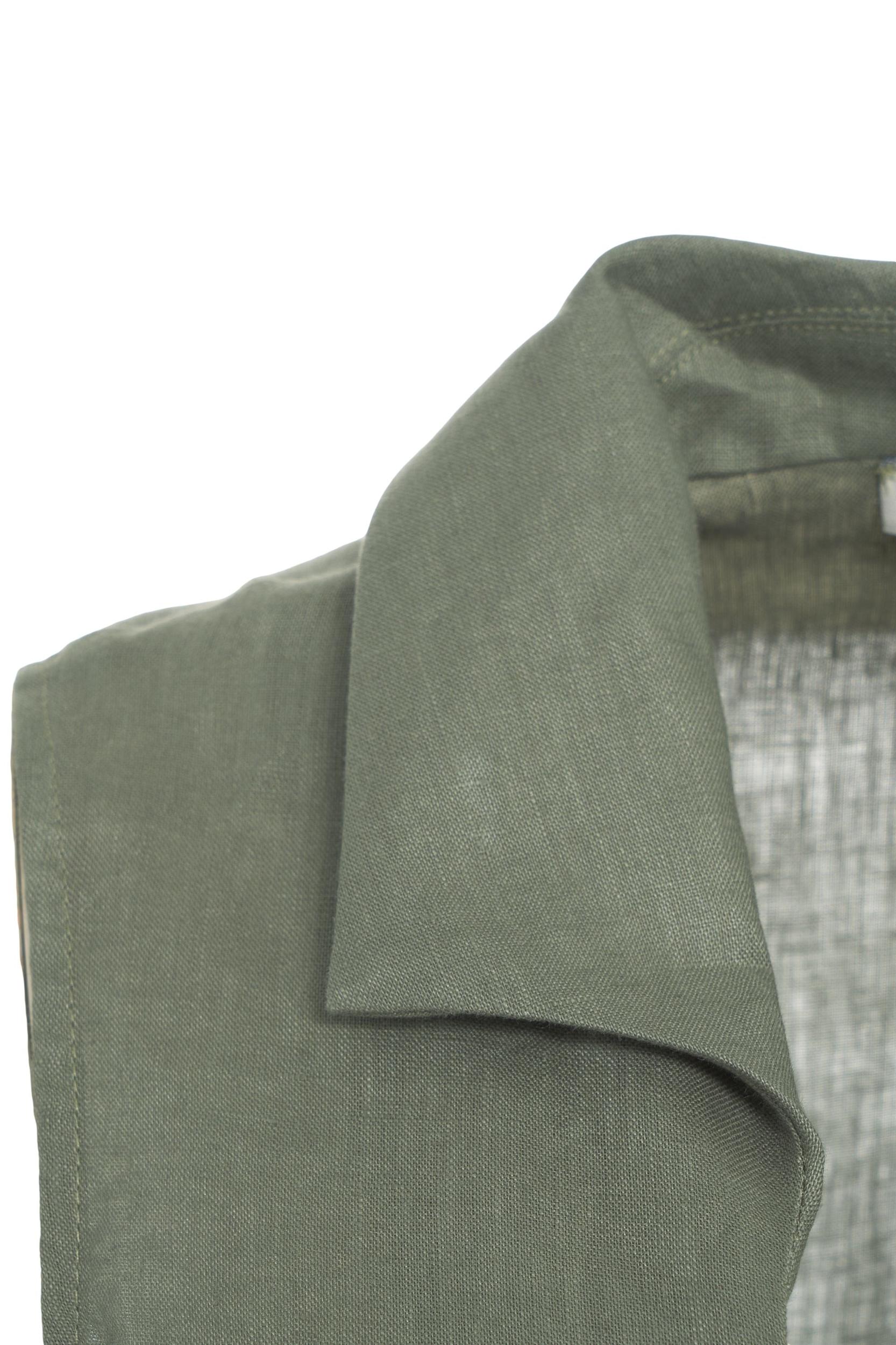 Linen dress with waist belt Product Image