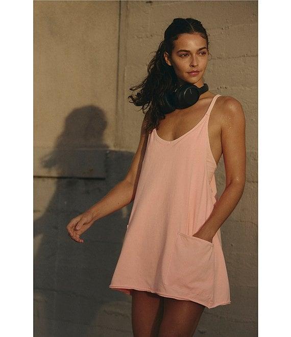 Free People FP Movement Hot Shot Scoop Neck Sleeveless Patch Pocket Mini Dress Product Image