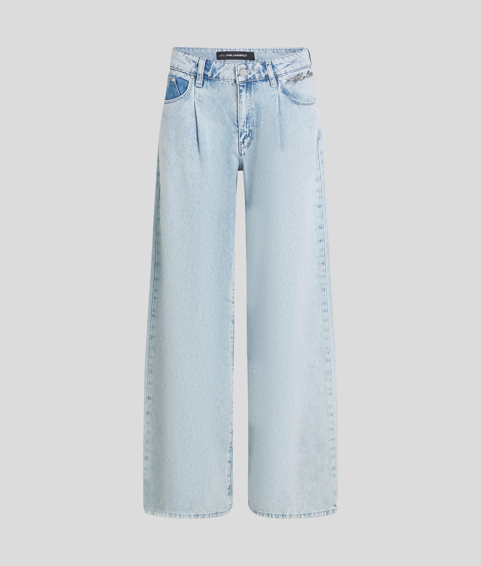 MID-RISE WIDE-LEG JEANS Product Image