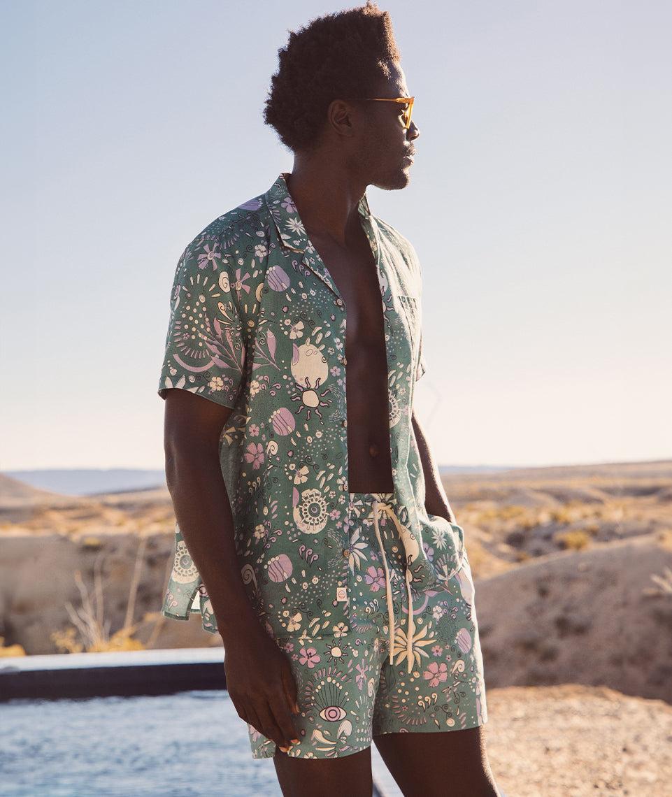 TENCEL Linen Resort Shirt Product Image