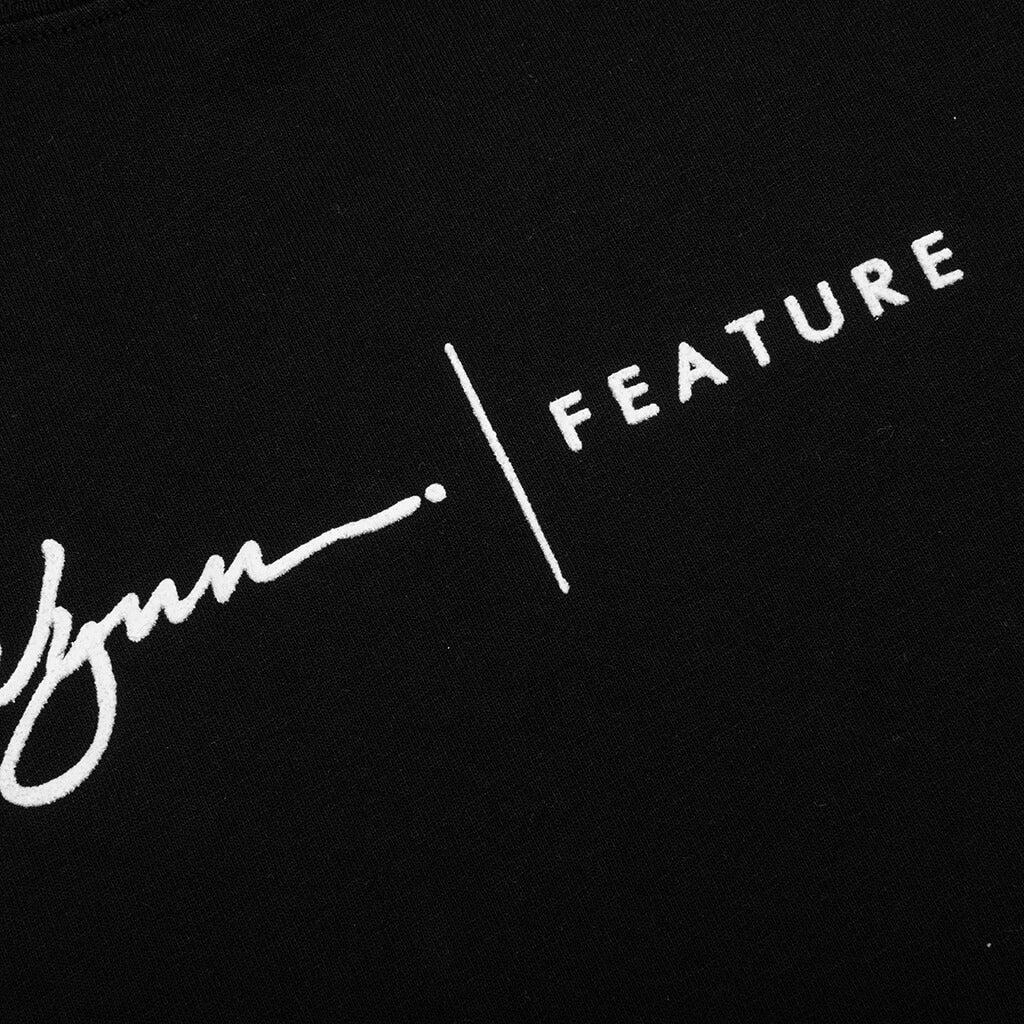 Feature x Wynn Logo Lock Up Tee - Black Male Product Image