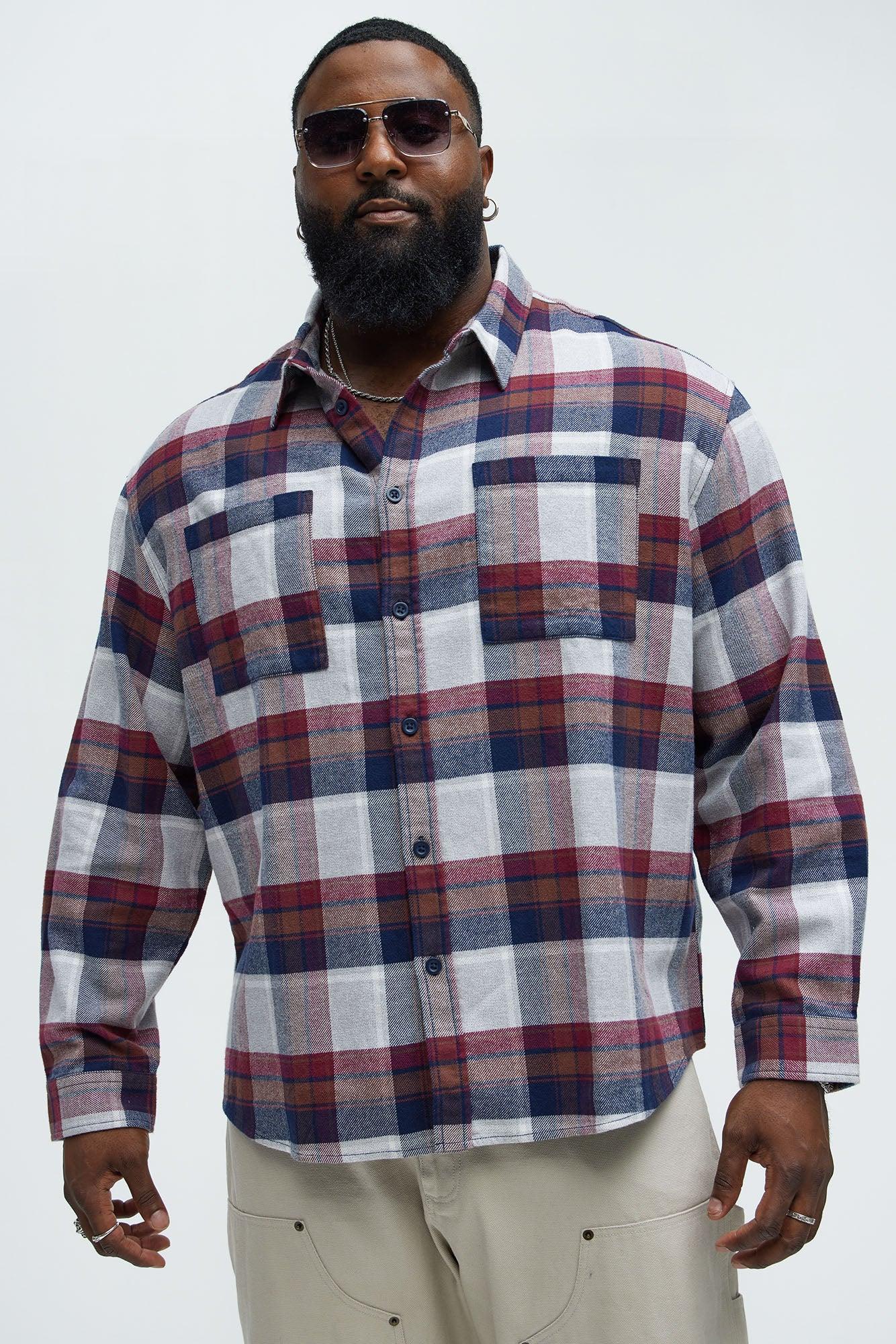 Utica Plaid Flannel Shirt - Multi Color Product Image
