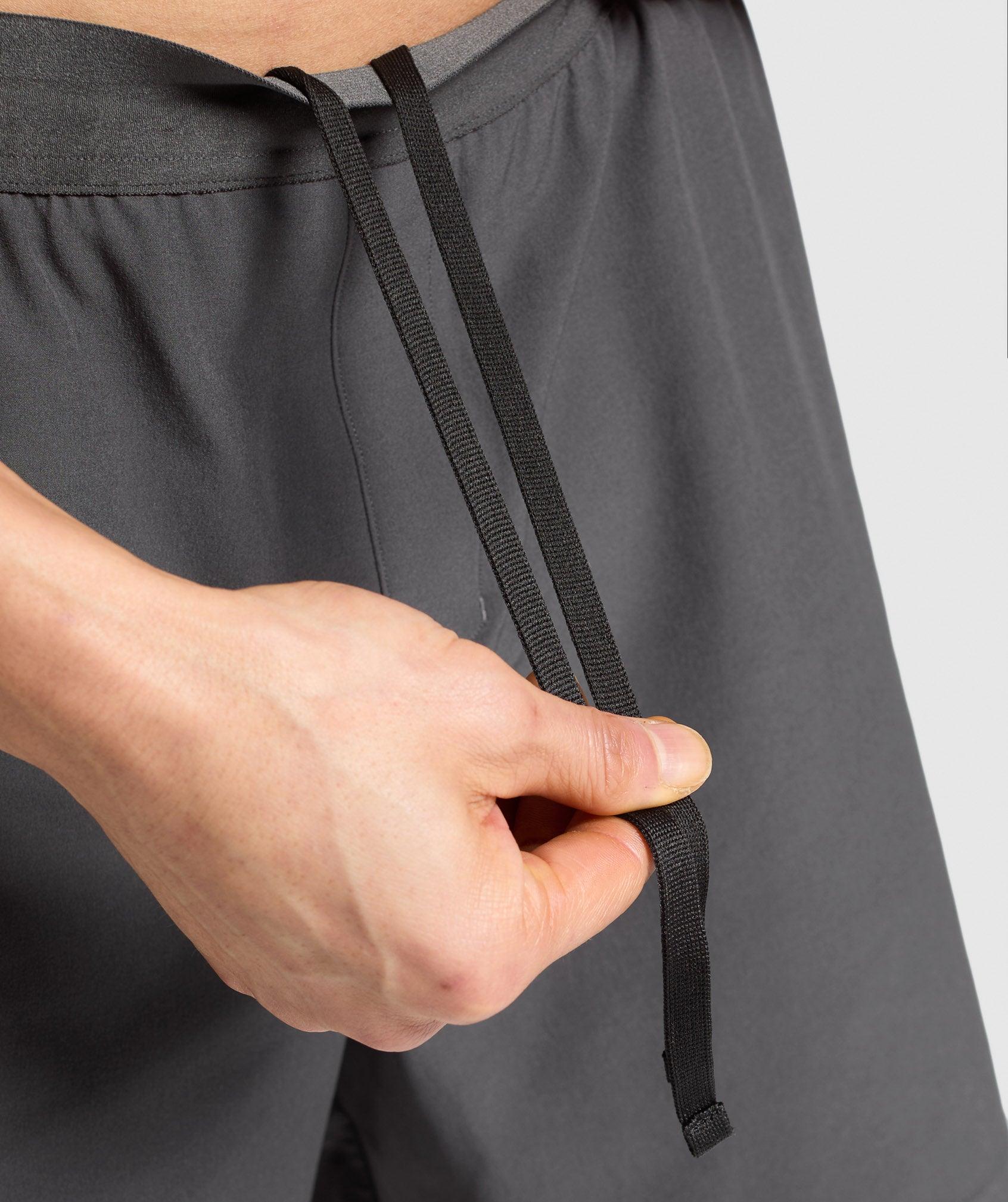 Gymshark Land to Water 6" Shorts - Asphalt Grey Male Product Image