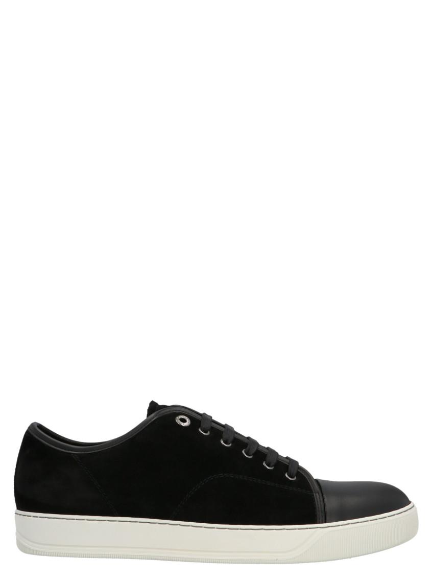 Black DBB1 Suede & Patent Leather Sneakers Product Image