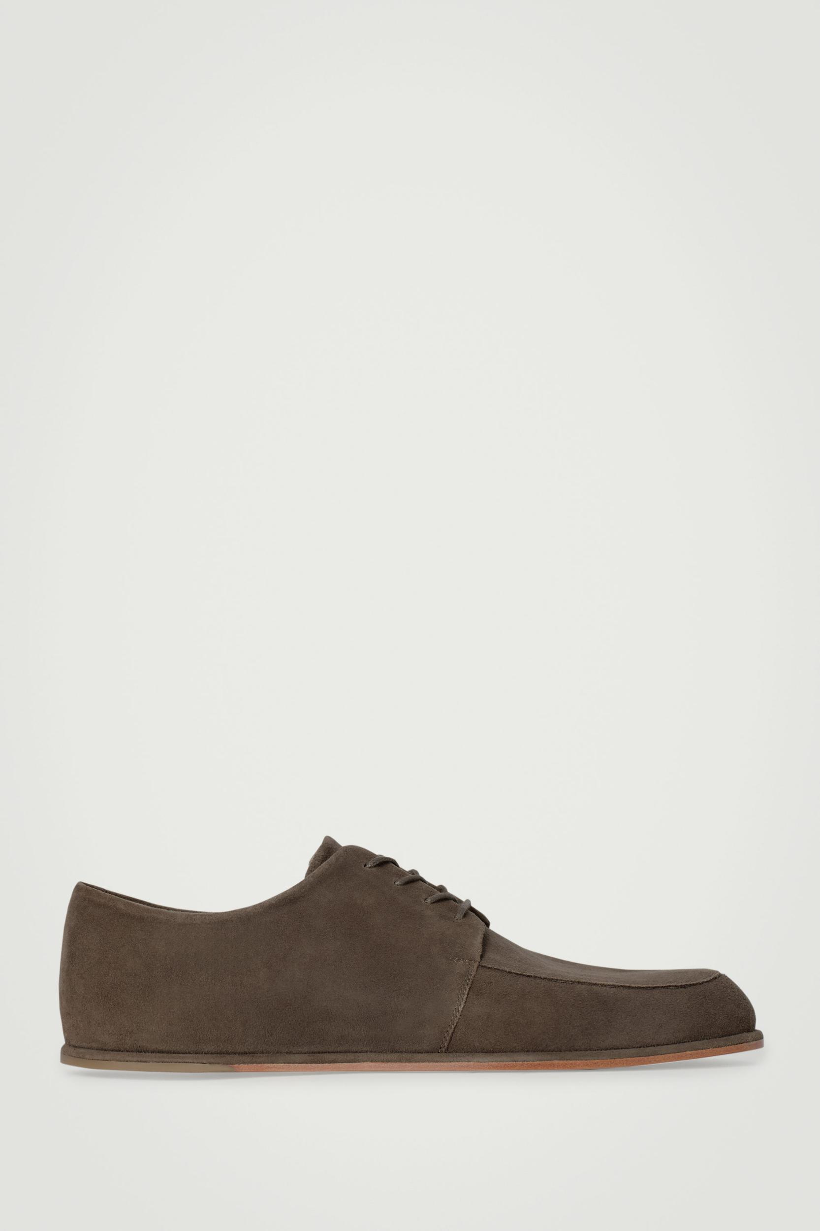 SUEDE DERBY SHOES Product Image