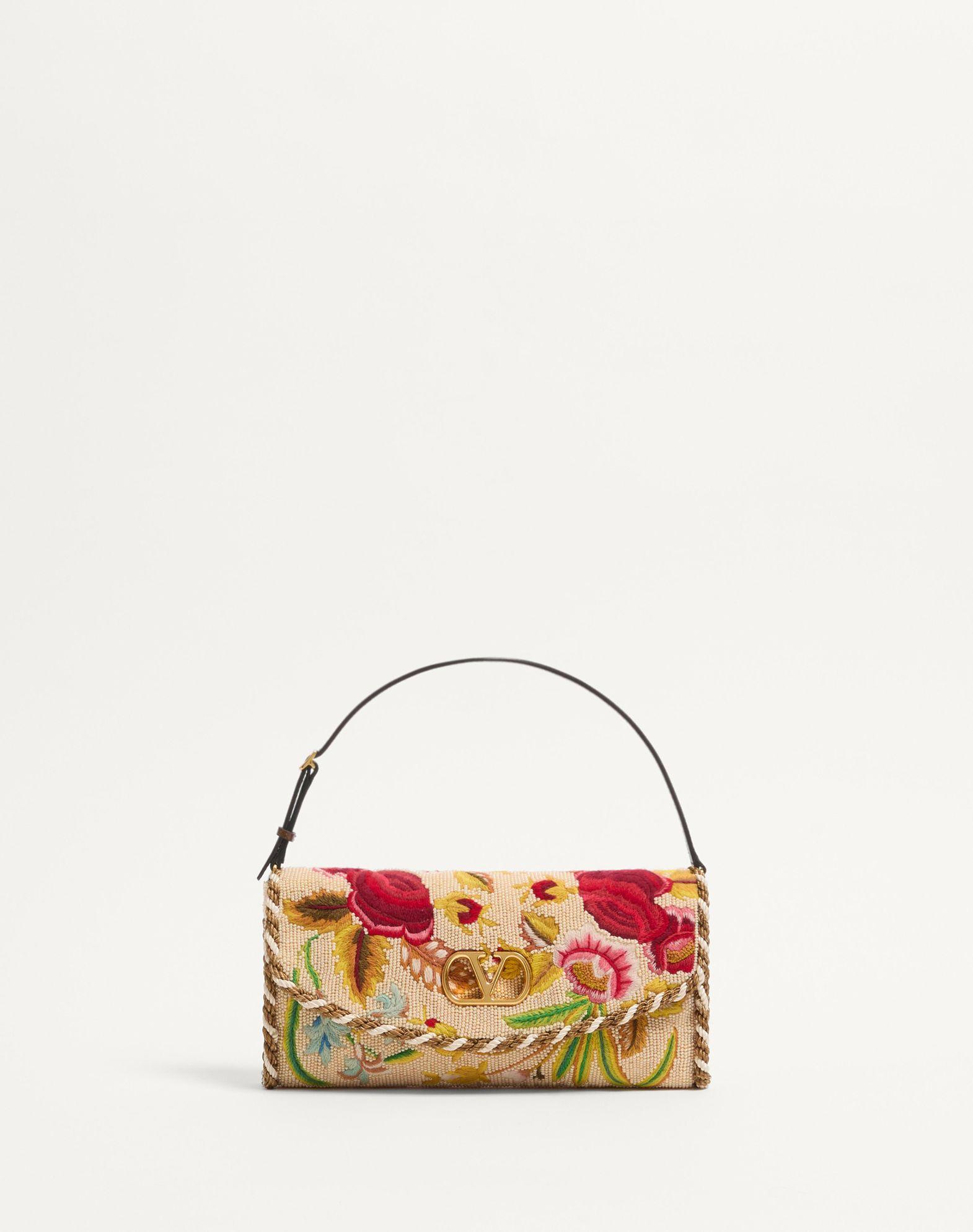 Valentino Garavani Vain Soft Embroidered Small Shoulder Bag Product Image