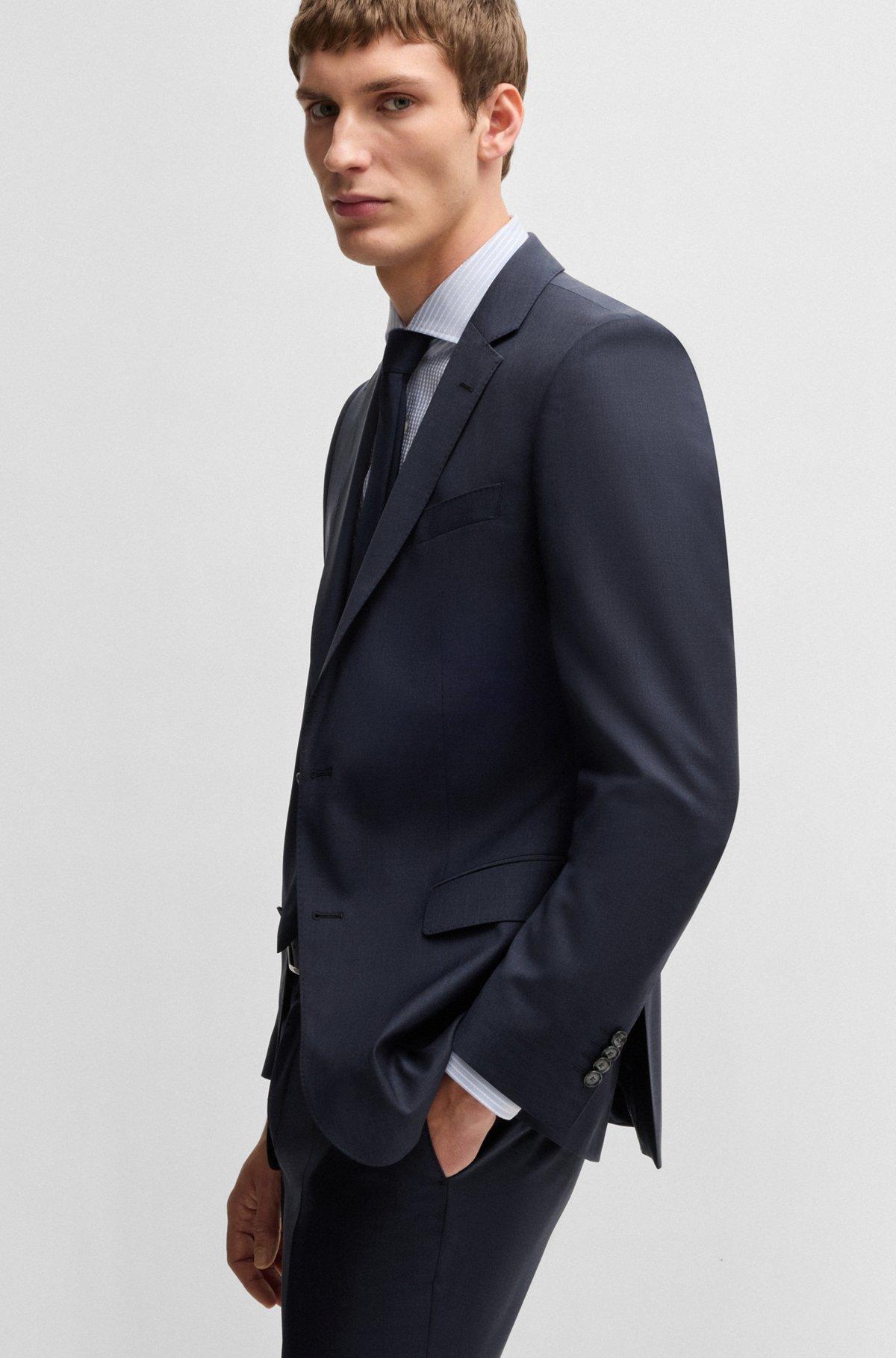 Slim-fit suit in virgin wool Product Image
