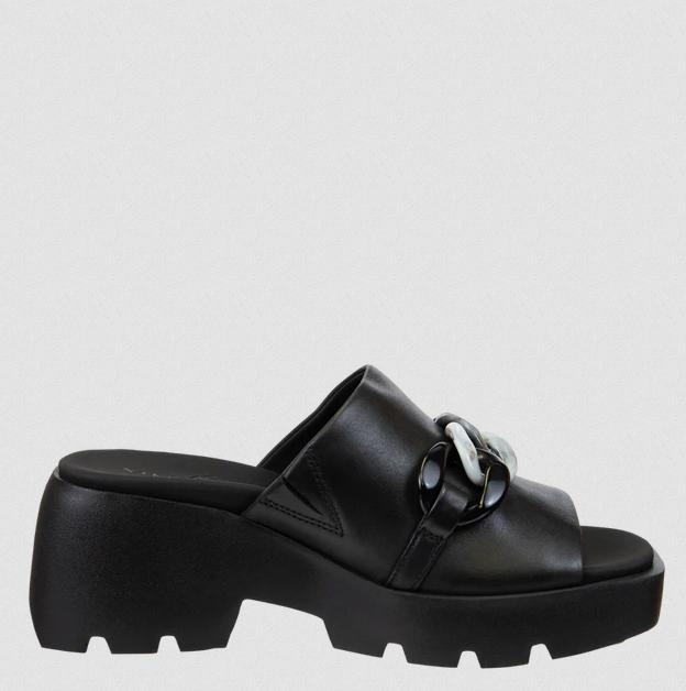 Naked Feet ISO Black Platform Sandal Product Image