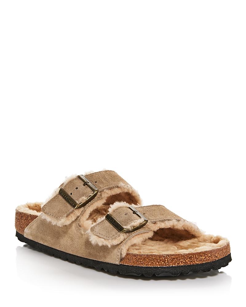 Birkenstock Mens Arizona Shearling Slip On Sandals Product Image