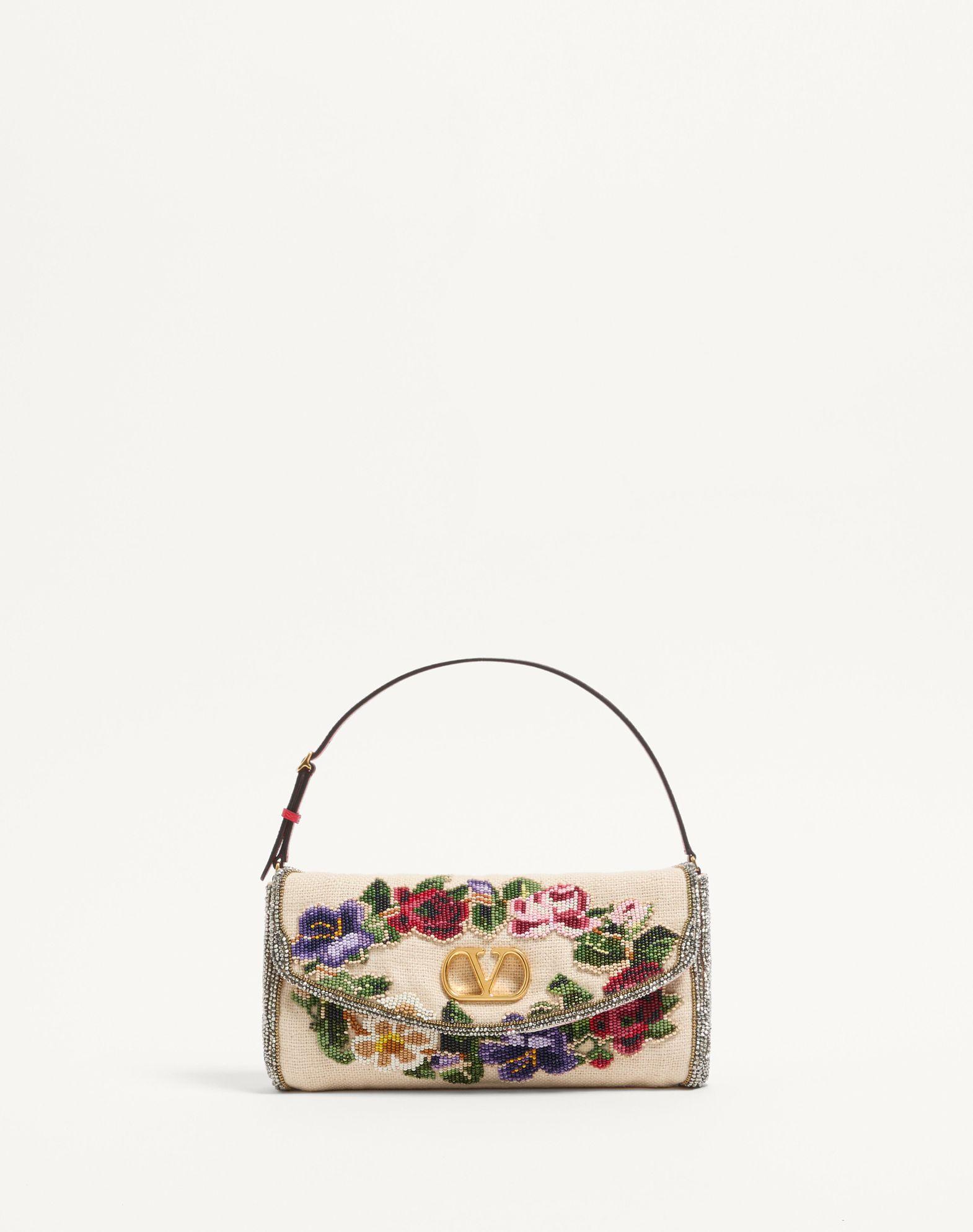 Valentino Garavani Vain Soft Embroidered Small Shoulder Bag Product Image