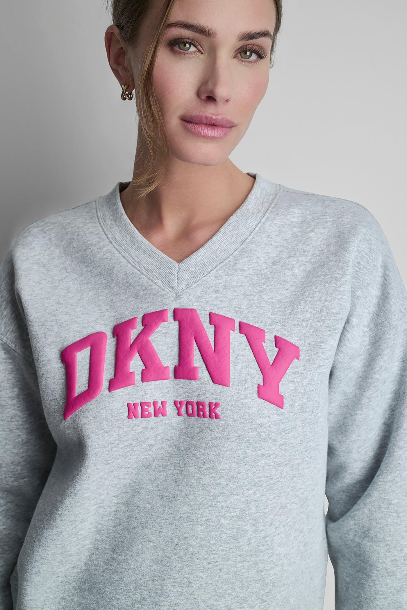 PUFF VARSITY LOGO V-NECK PULLOVER Product Image