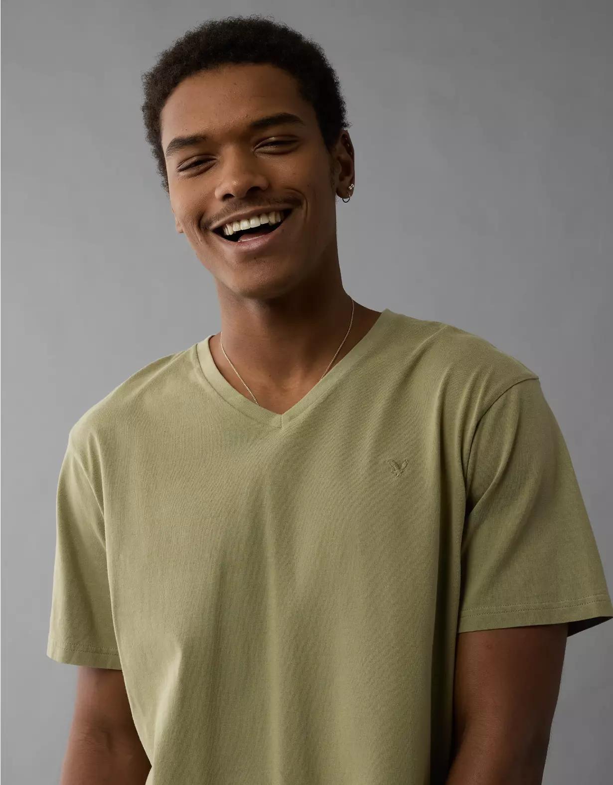 AE Lived-In V-Neck T-Shirt Men's Product Image