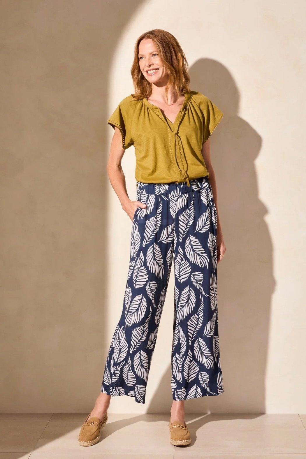 Pull On Wide Leg Pants Product Image