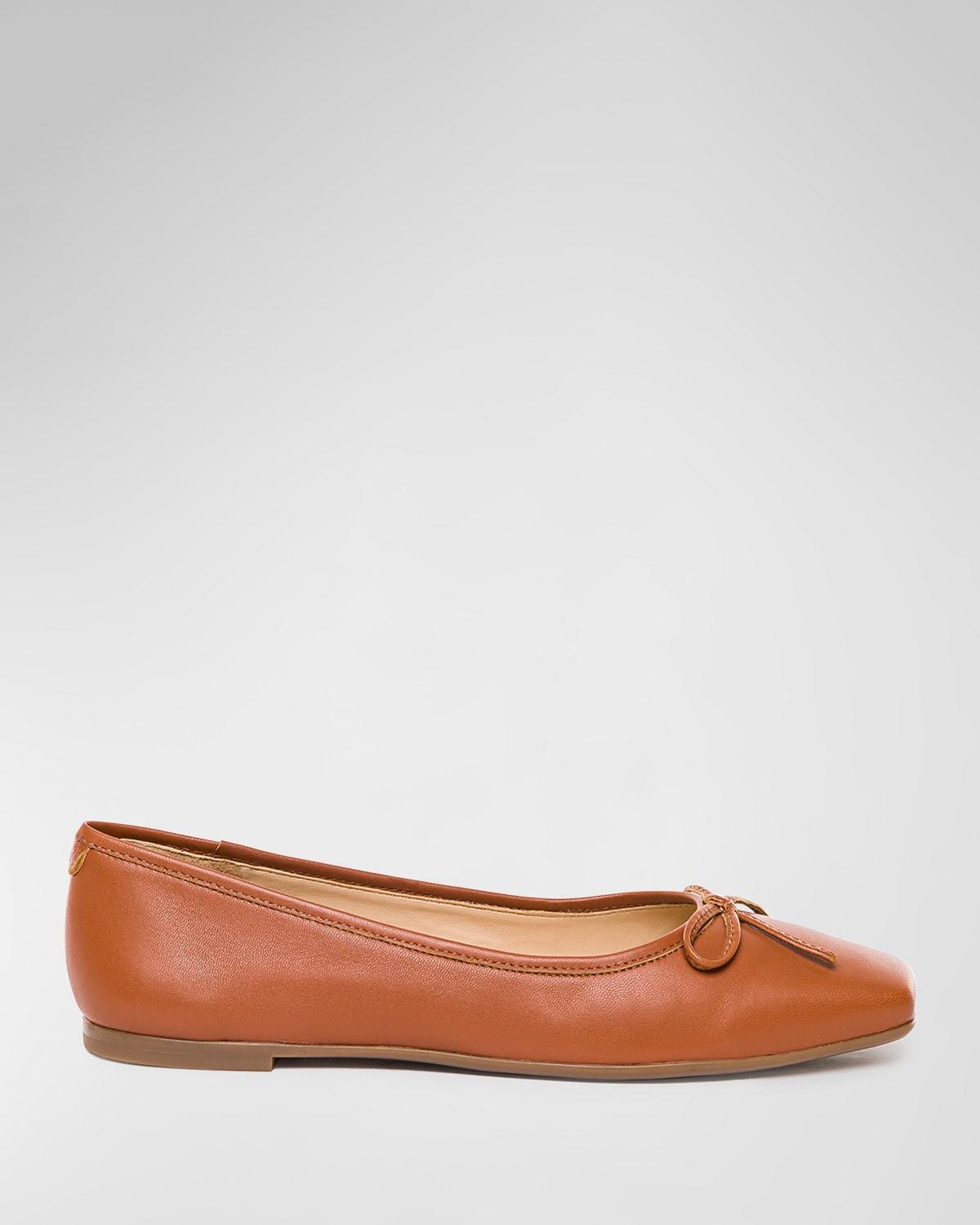 Womens Gwynn Nappa Ballerina Flat Product Image