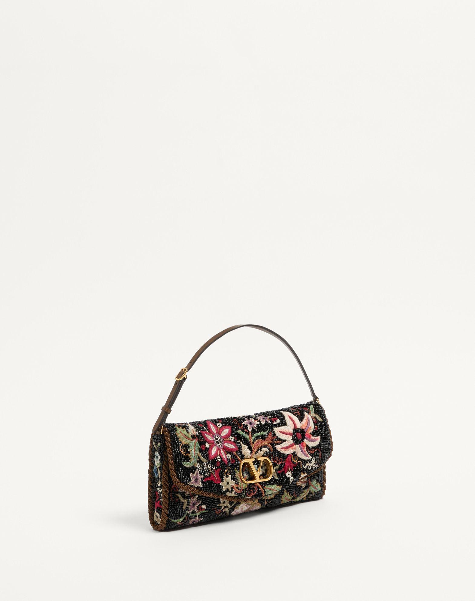 Valentino Garavani Vain Soft Embroidered Small Shoulder Bag Product Image
