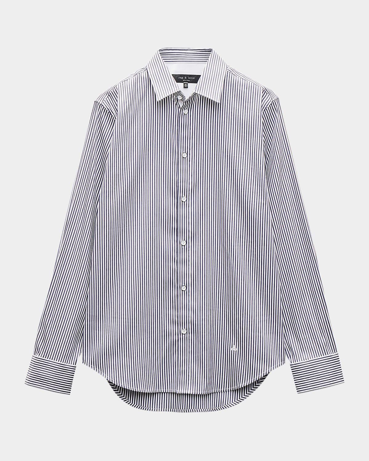Men's Patrick Pinstripe Poplin Sport Shirt Product Image