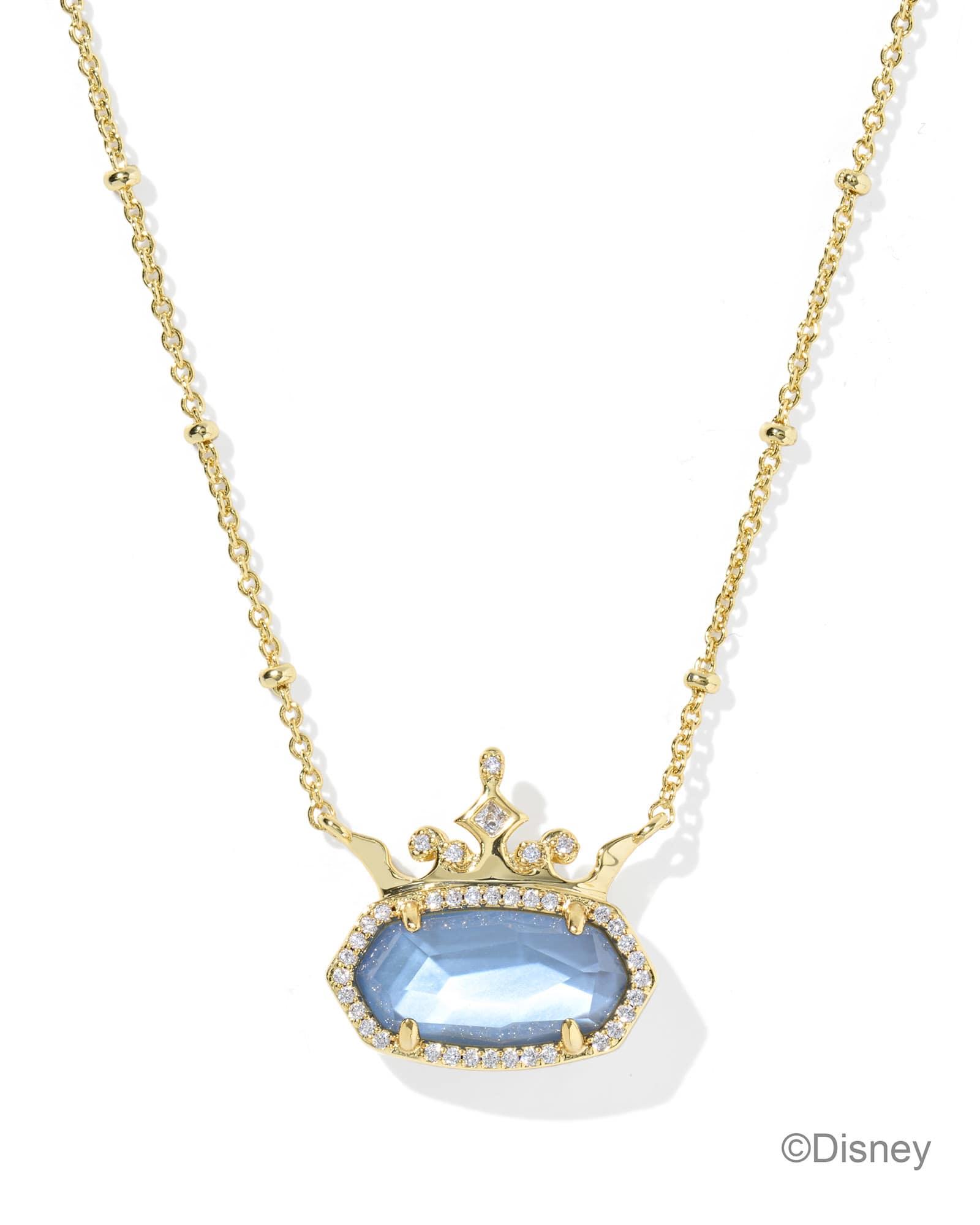 Disney | Kendra Scott Elisa Princess Gold Short Pendant Necklace Product Image