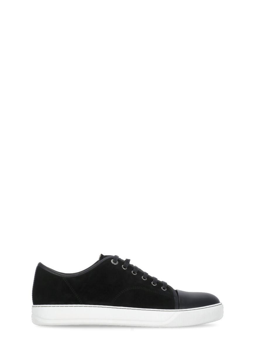 Black DBB1 Suede & Patent Leather Sneakers Product Image