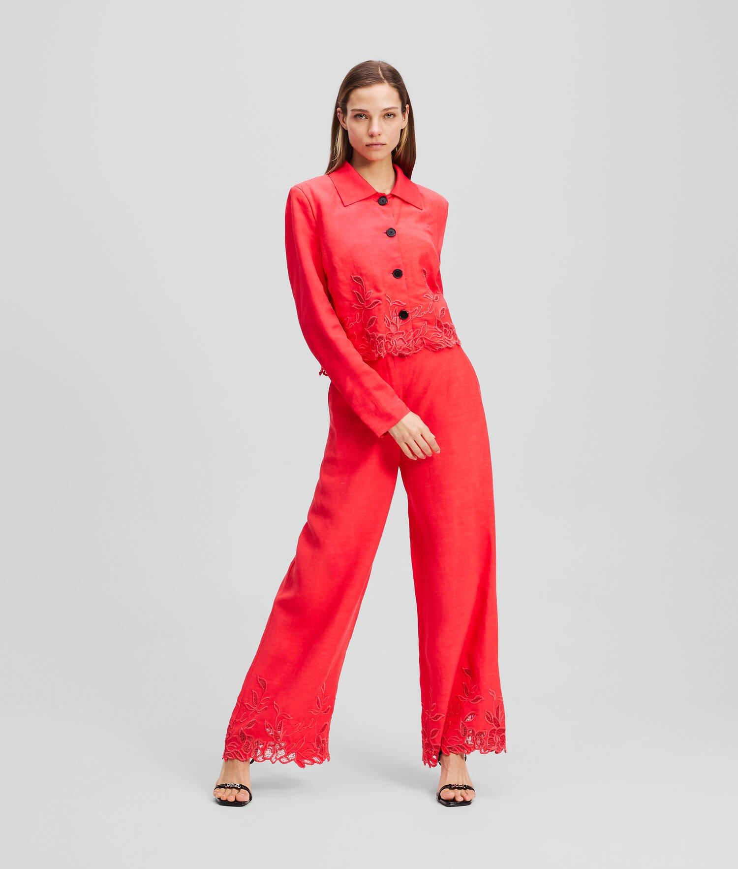 CUT-OUT EMBROIDERY CULOTTES Product Image