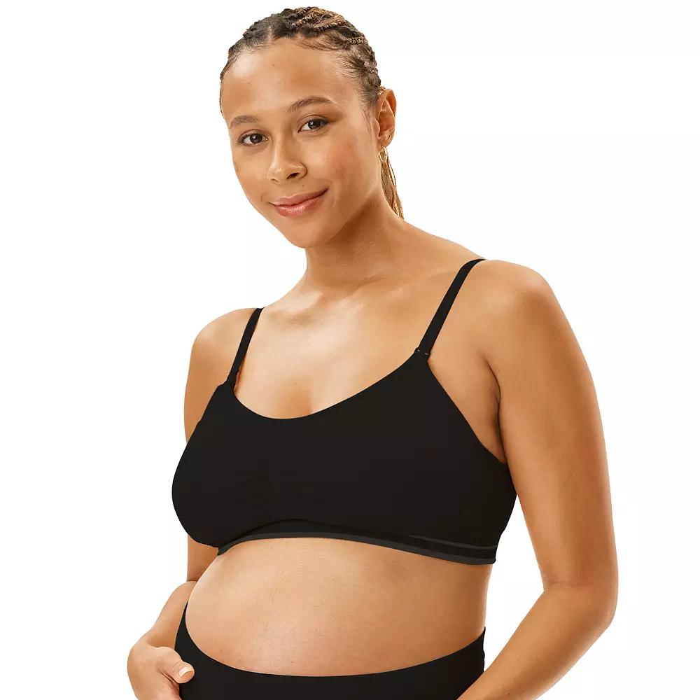 Maternity Motherhood Seamless Nursing and Pumping Bra with Removable Pads, Womens Product Image