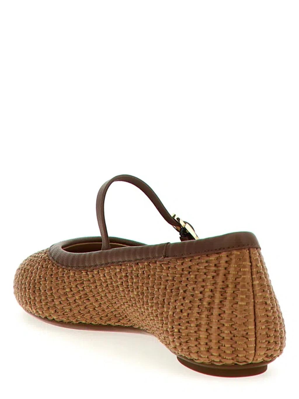 Carla raffia ballet pumps Product Image