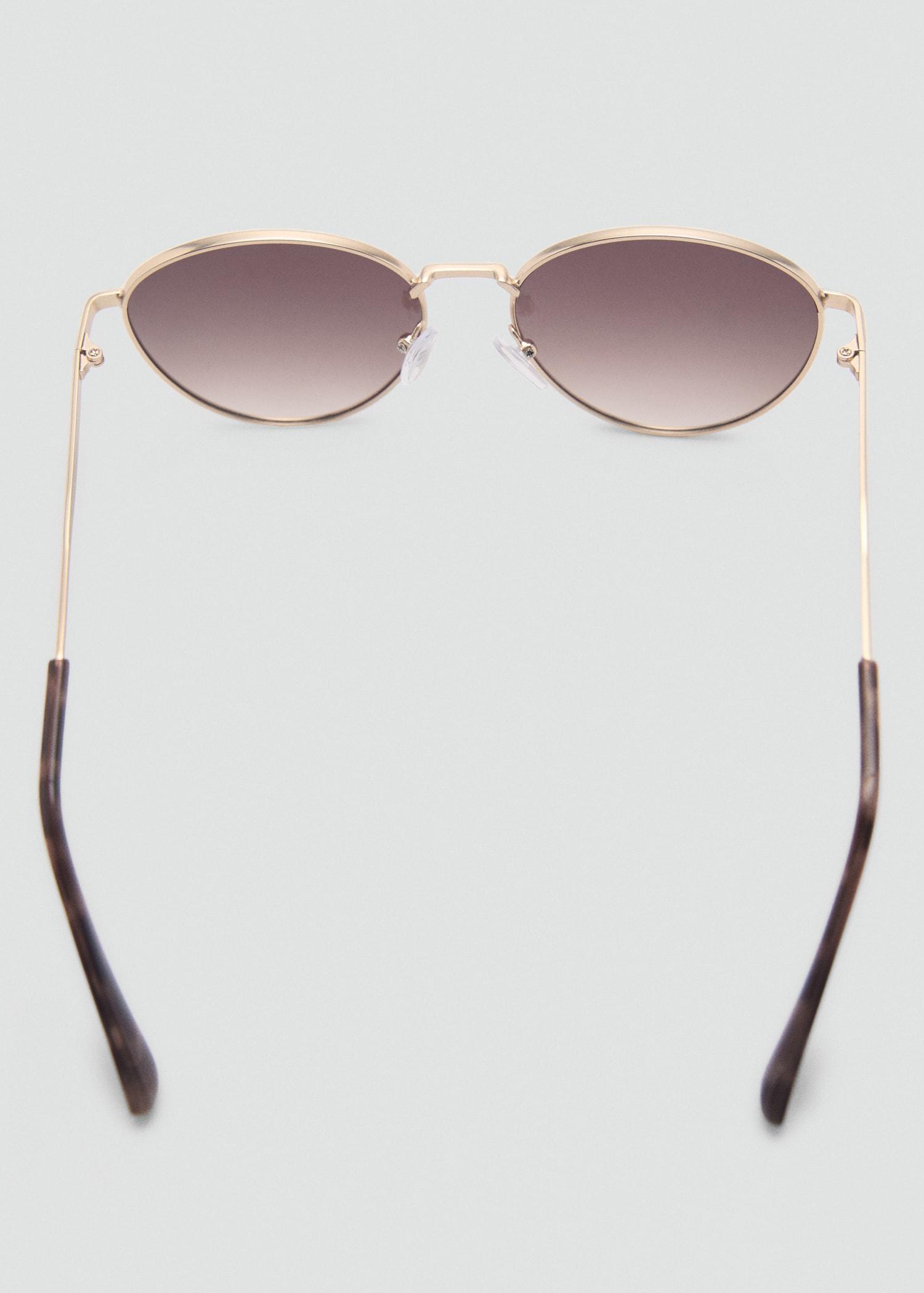Metallic frame sunglasses - Women | MANGO USA Product Image