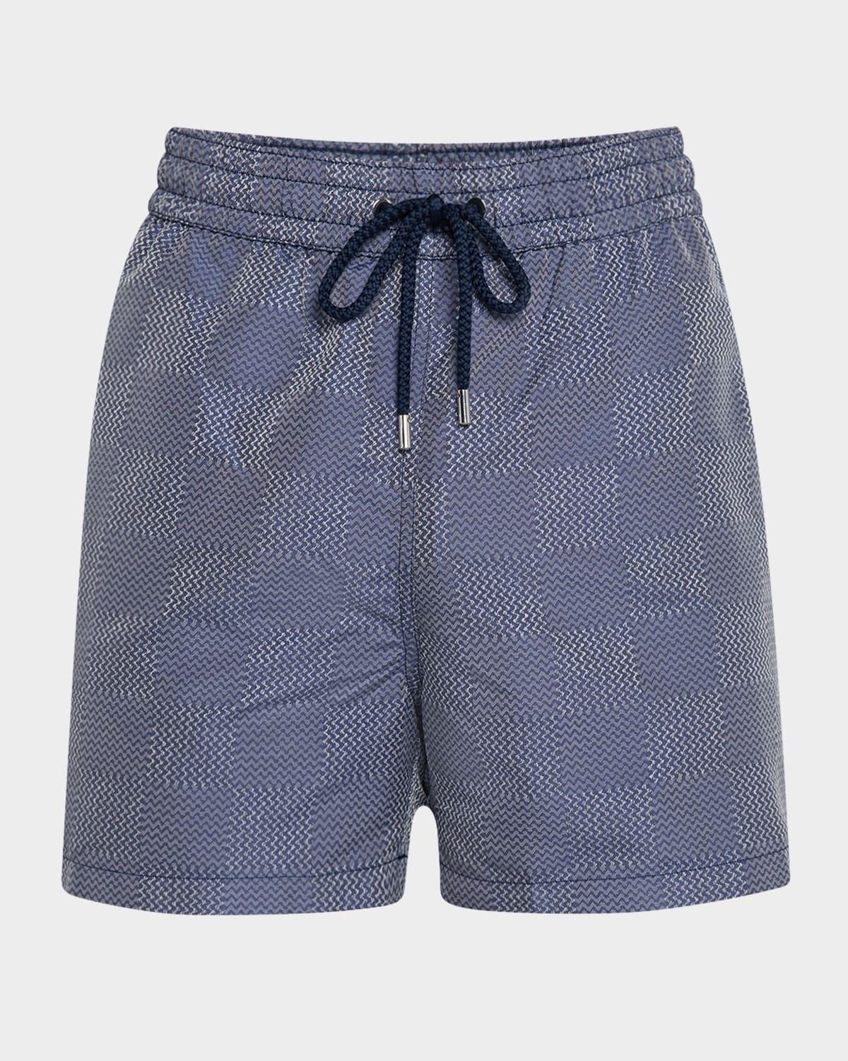 Mens Rio Copa Check Swim Trunks Product Image