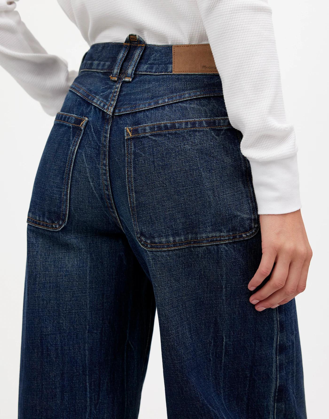 Madewell x Kaihara Denim Superwide-Leg Jeans in Karney Wash Product Image