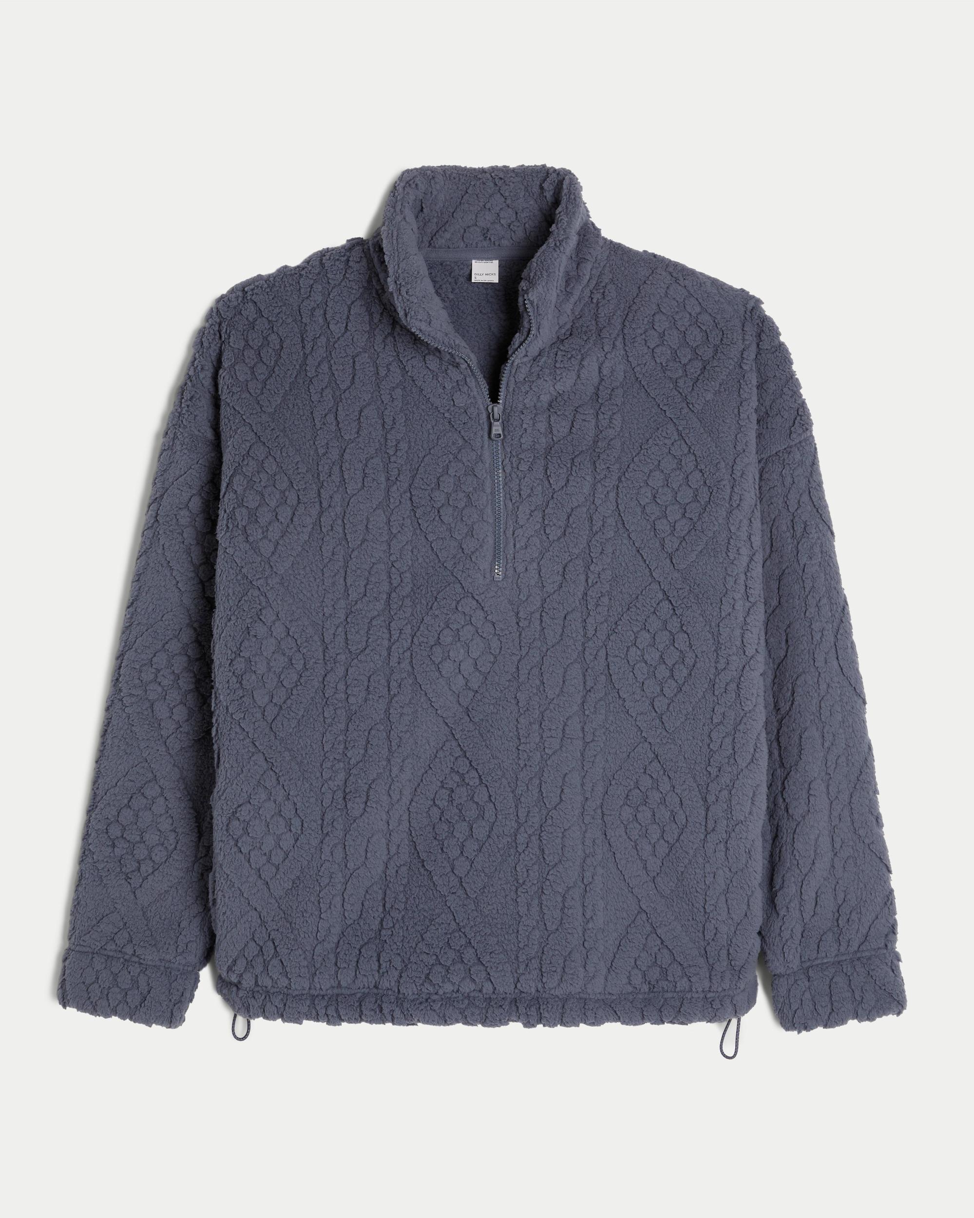 Gilly Hicks Cozy Quarter-Zip Sweatshirt Product Image