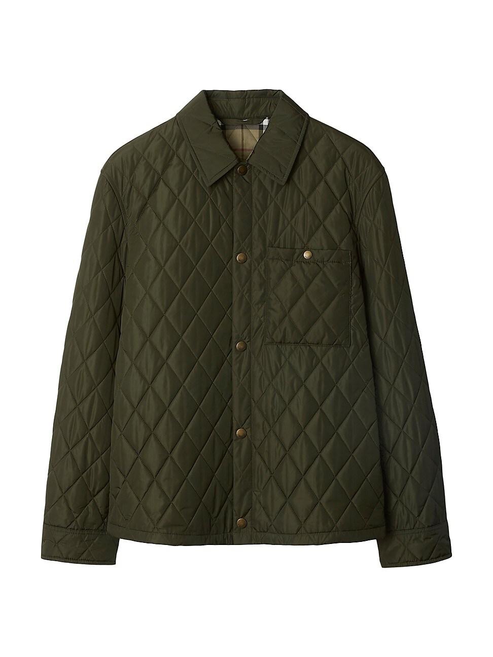 Mens Quilted Collared Jacket Product Image