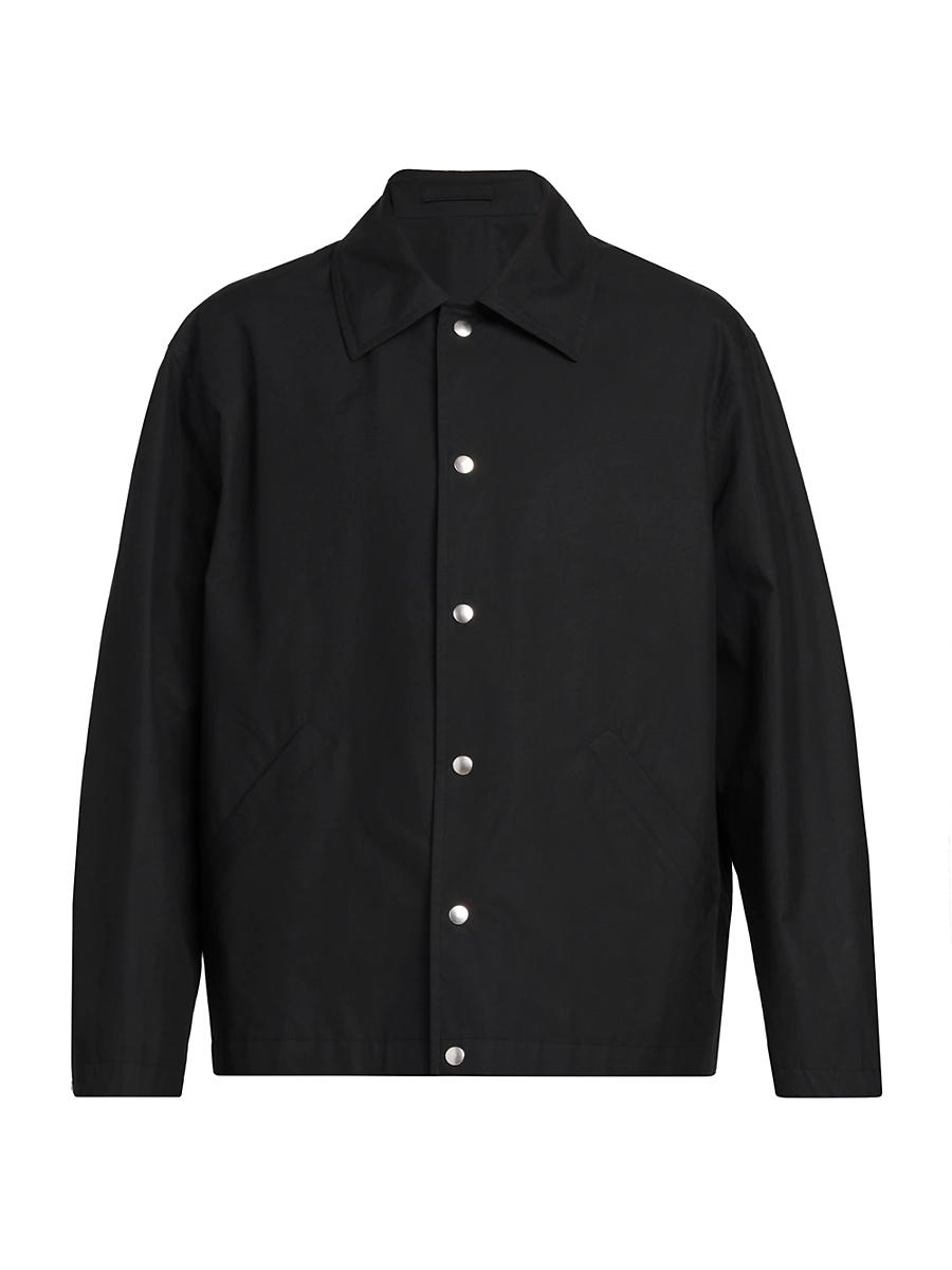 Mens Logo Blouson Cotton Poplin Jacket Product Image