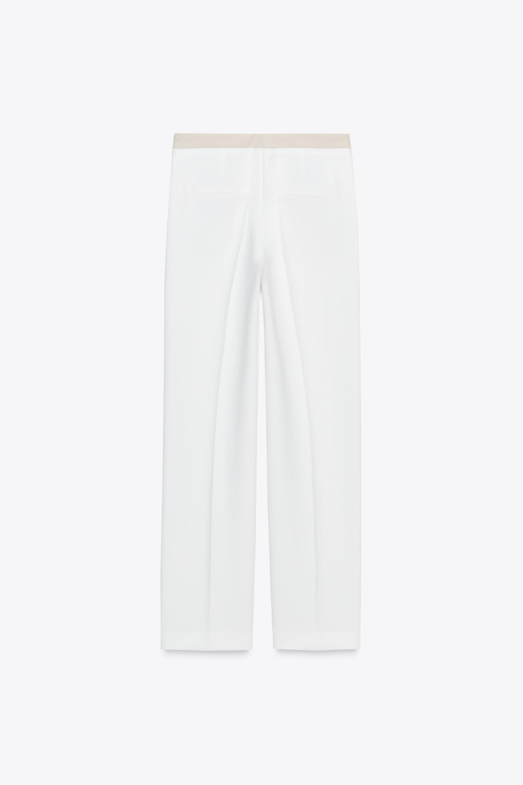 STRAIGHT LEG PANTS WITH COMBINATION WAIST Product Image