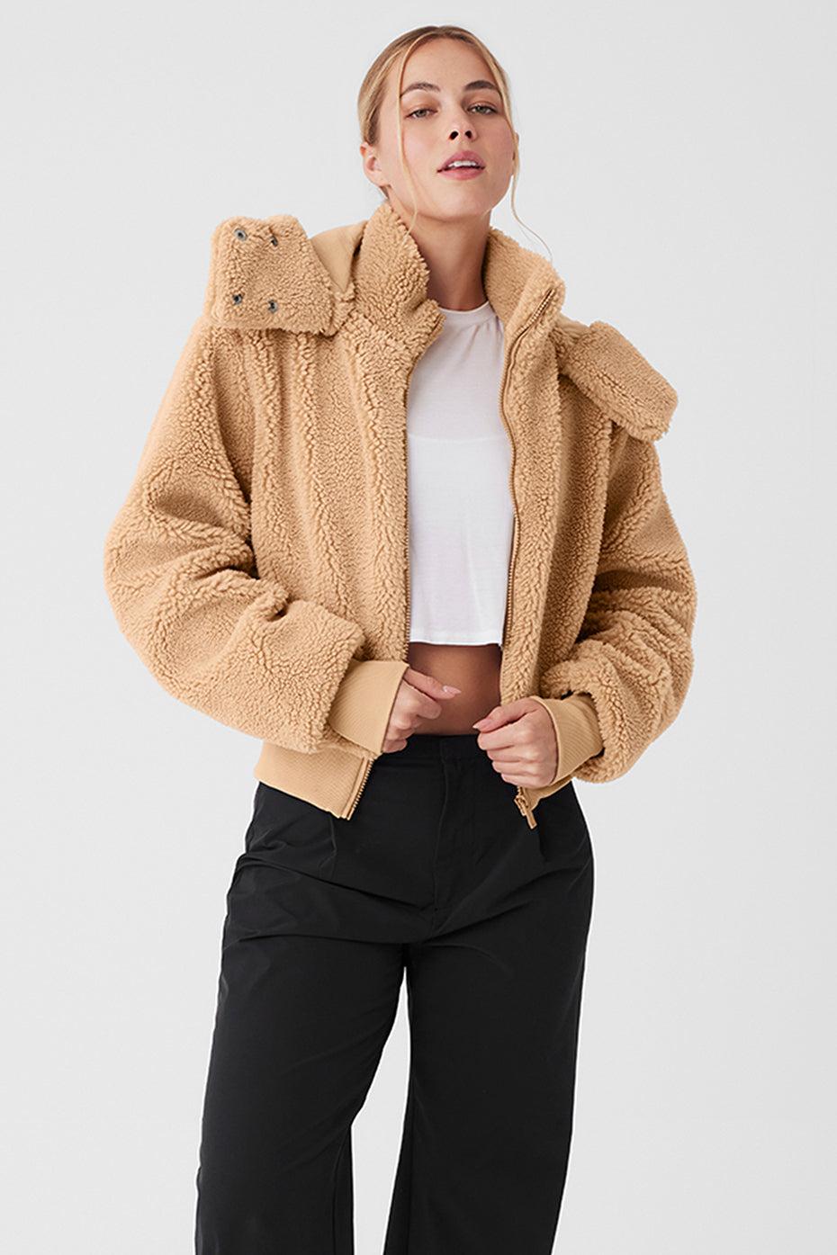 ALO | Foxy Sherpa Jacket White Product Image