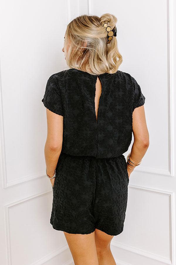 Casual Outing Terry Cloth Romper Product Image