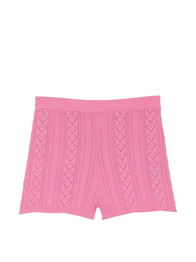 Luxe Heart Pointelle Shorts Product Image