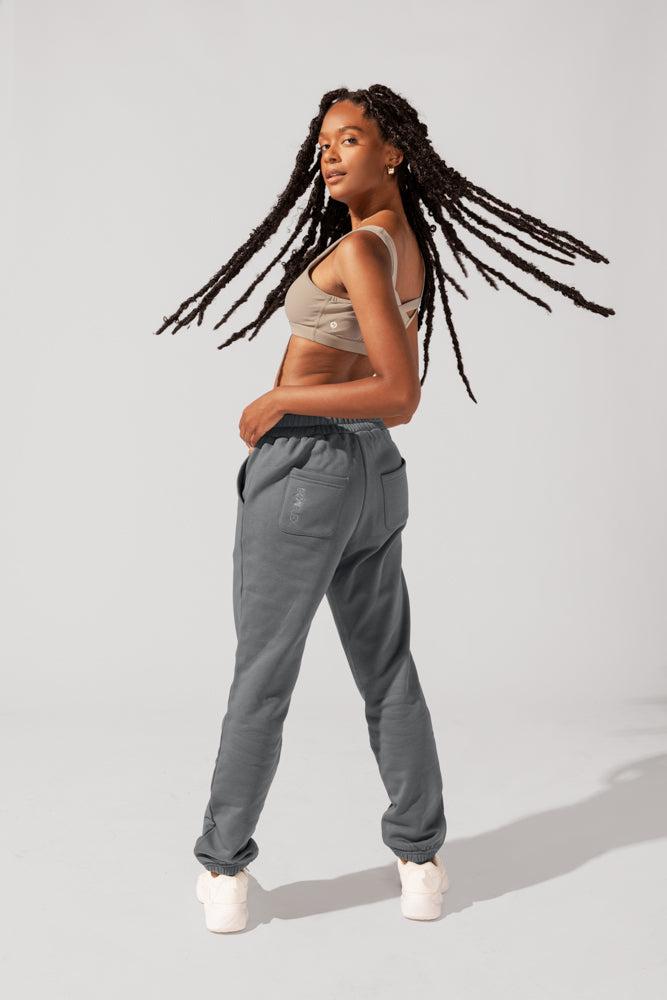 Cloud Rollover Sweatpant - Smoke Product Image