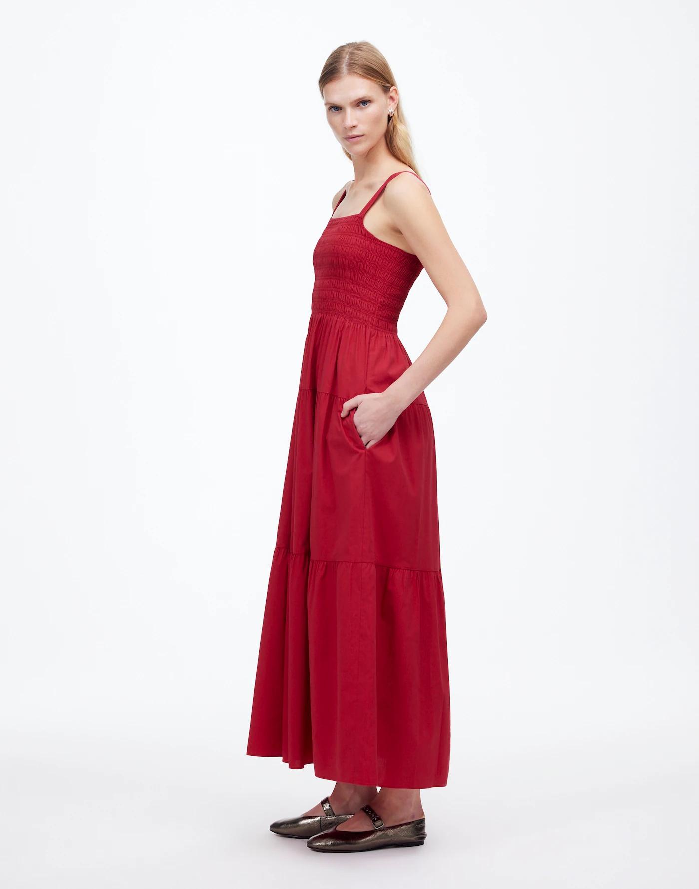 Smocked Tiered Maxi Dress Product Image