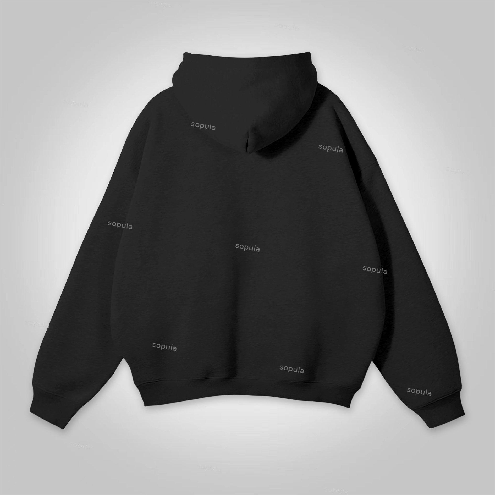 Aelfric Eden Abstraction Shadow Graphic Pullover Hoodie Product Image