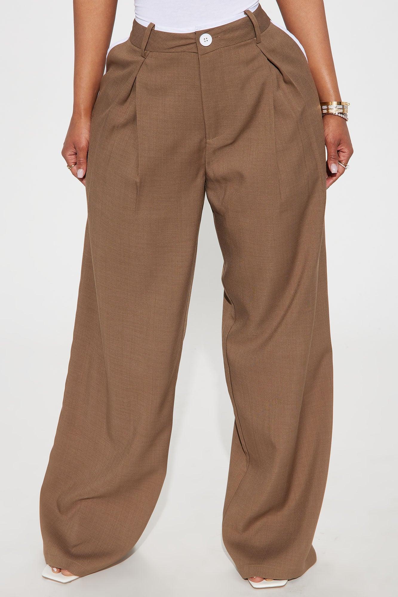 Thinking Of You Trouser Pant - Mocha Product Image