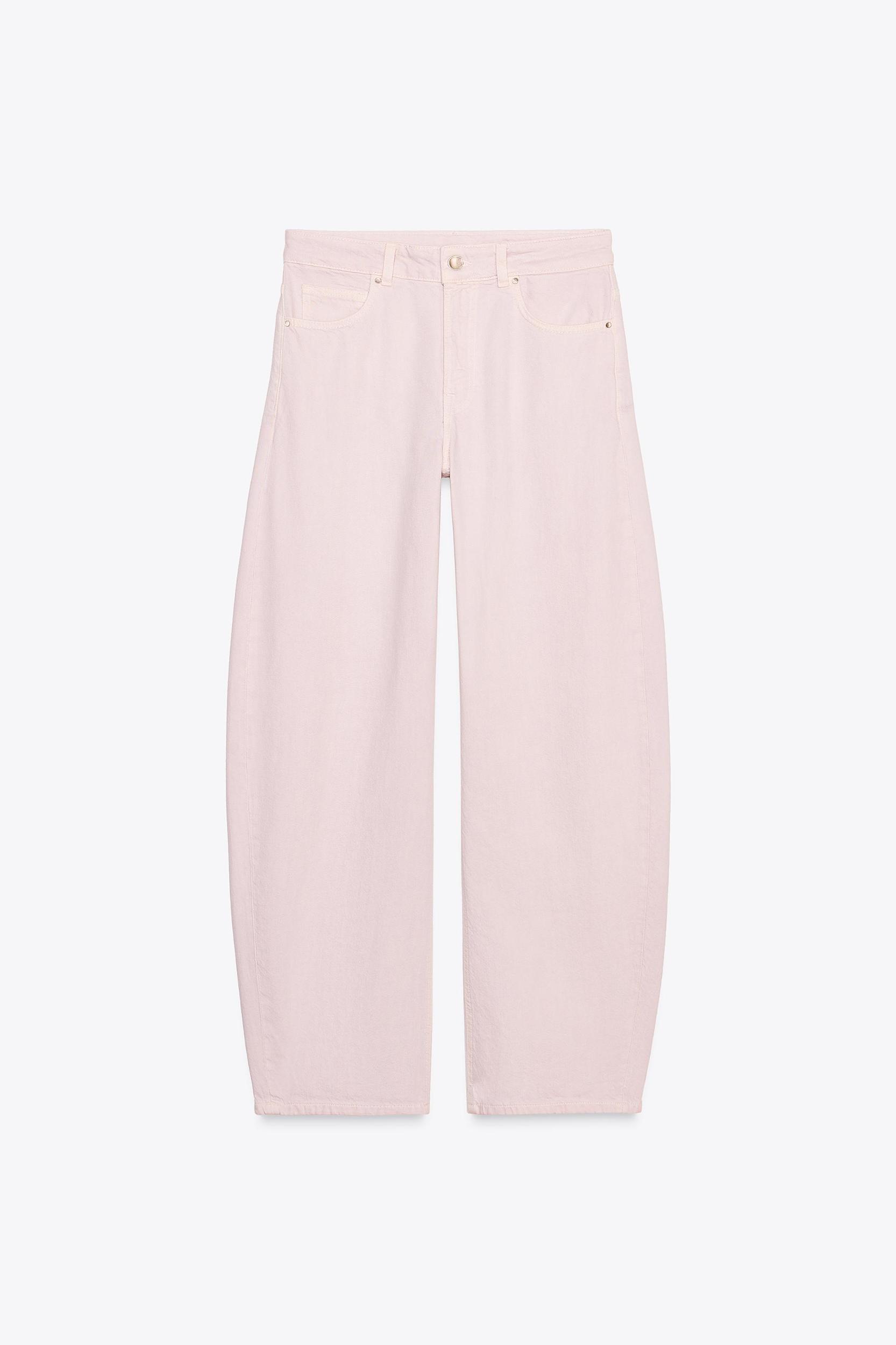 HIGH WAIST BARREL JEANS ZW COLLECTION Product Image