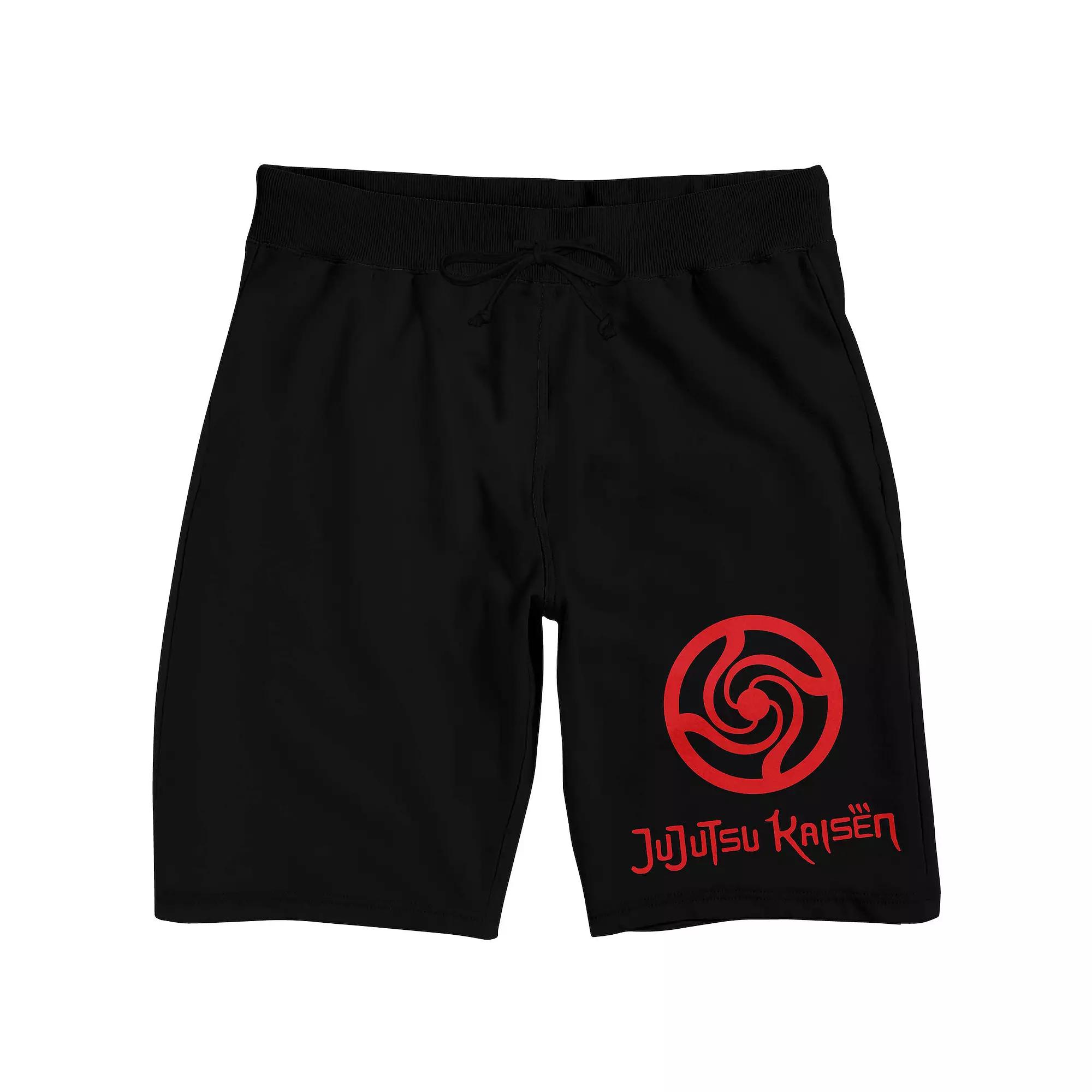 Men's Jujutsu Kaisen Sleep Shorts, Size: XXL, Black Product Image