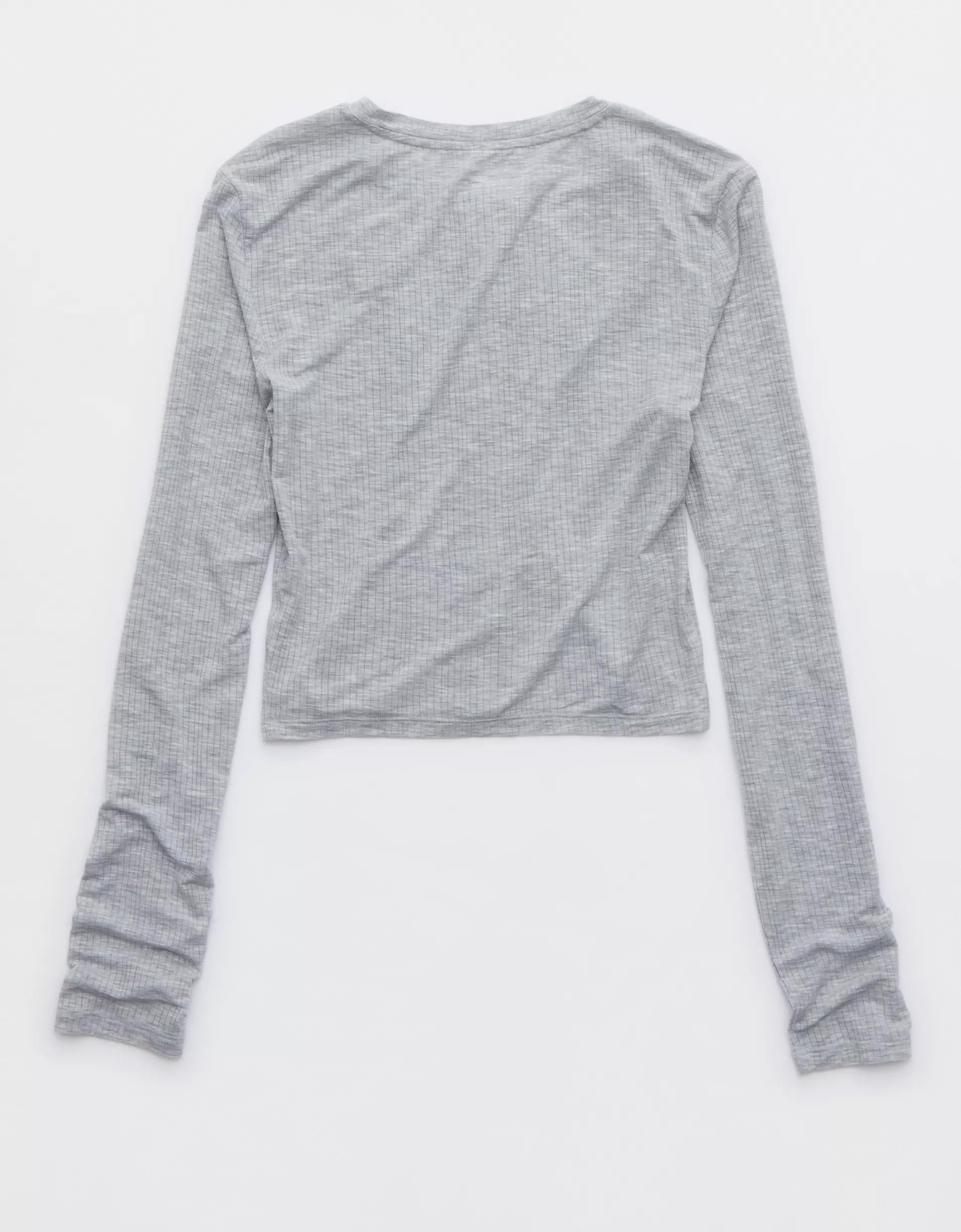 Aerie Superchill Modal Rib Cardigan Product Image